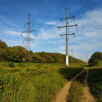 Хожу под высоким напряжением (220 кВ) :: Андрей Лукьянов Хожу под высоким напряжением (220 кВ) :: Андрей Лукьянов