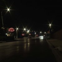 Огни родного поселка :: Дмитрий Ряховский