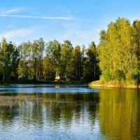 Осенний вечер в деревне. :: Милешкин Владимир Алексеевич 