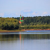 Август... Храм Серафима Саровского на Юганской Оби. :: Владимир 