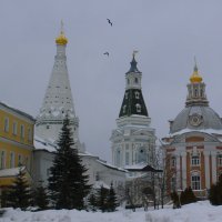 Храм преп. Зосимы и Савватия Соловецких, Каличья башня и Церковь Смоленской иконы Божией Матери :: Марина Валиуллина