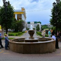 Чебоксары. Фонтан "На Арбате". :: Пётр Чернега Чебоксары. Фонтан "На Арбате". :: Пётр Чернега
