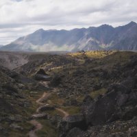 Вид на немецкий аэродром. Северный склон Эльбруса. :: Егор Бугримов