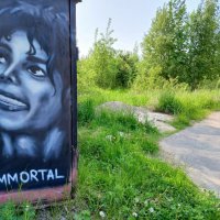 Граффити памяти Майкла Джексона. :: Лия ☼