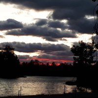 24 сентября.  Закат над Петергофом :: Надежда 