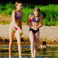 Летний день на реке :: Сергей Кочнев