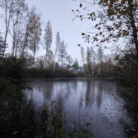 Вечерняя осенняя дымка. :: Станислав Мутовин