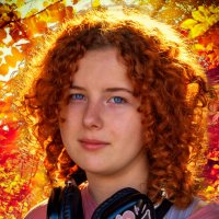 "А ты рыжая как осень" :: Николай Мокшин