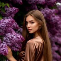 Возле сирени :: Сергей Кочнев Возле сирени :: Сергей Кочнев