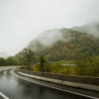 Крутой поворт на осень :: Батик Табуев