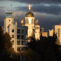 Фрагмент спортивного комплекса зданий "Динамо" :: Сергей Сергеев