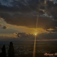 Заход солнца в Афуле :: Аркадий Басович