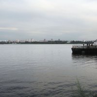 Вид на Зашекснинский район от Речного вокзала :: Александр Ильчевский 