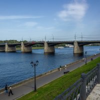 Тверь. Новый Волжский мост. :: Михаил "Skipper" Тверь. Новый Волжский мост. :: Михаил "Skipper"