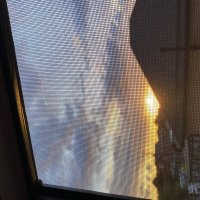 Закат из окна :: М С