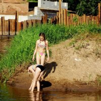 Летний день на реке :: Сергей Кочнев