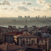 Место, где город делится на два континента. :: Лилия . Место, где город делится на два континента. :: Лилия .