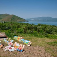 Озеро Севан. Вид от монастыря Севанаванк. Армения. :: Дина Евсеева