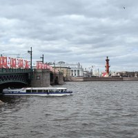 Санкт-Петербург. Нева, Дворцовый мост :: Стальбаум Юрий Санкт-Петербург. Нева, Дворцовый мост :: Стальбаум Юрий