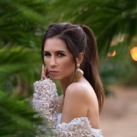 Южный модный образ в серьгах ракушках :: Viktoria Anufrieva