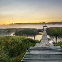 Рассвет на озере. :: Bosanat 