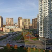 Осенний вид из окна. :: Лилия *