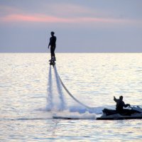 Экстремалы на закате :: Валерий 