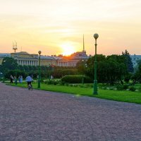 Марсово Поле... Закат... :: Игорь Тельцов