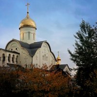 Храм святых благоверных князей Петра и Февронии в Марино. :: Татьяна Помогалова Храм святых благоверных князей Петра и Февронии в Марино. :: Татьяна Помогалова