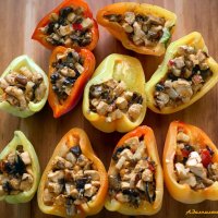 Перчики, фаршированные куриной грудкой и грибами..:-) :: Андрей Заломленков Перчики, фаршированные куриной грудкой и грибами..:-) :: Андрей Заломленков