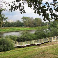 Лестничный спуск к реке Вологде :: Александр Ильчевский 