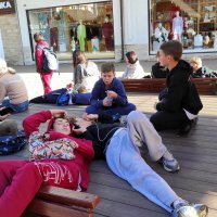 Отдых (после путешествия по канатке) :: Татьяна Лютаева