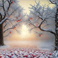 " Яблоки на снегу " :: antri 