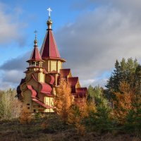 Крестовоздвиженский храм в п.Савинский Архангельской области :: Оксана Льдинина 