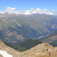 Горные пейзажи Домбая :: Сергей М 