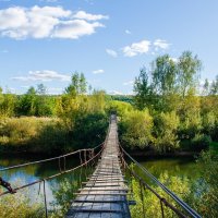 Подвесной мост :: Галина Ложечникова