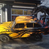 Интерьер с ретро машиной! :: Светлана Калмыкова Калмыкова