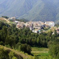 Городок на высоте 960м :: Наталия Григорьева Городок на высоте 960м :: Наталия Григорьева