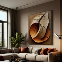 «Лист» интерьерная картина на хлопковом холсте. :: дмитрий мякин