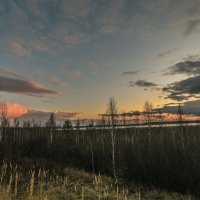 темнеет быстро в октябре :: сергей 