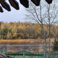 Вид на реку Важинку с галереи Никольской церкви. :: Ольга 