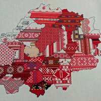 Вышитая карта Рязанской области :: Galina Solovova