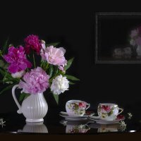 Чашечки с пионами :: Olenka Чашечки с пионами :: Olenka