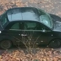 Чёрный FIAT 500 :: Дмитрий Никитин