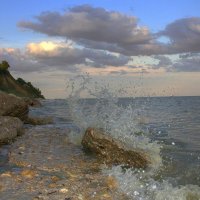 Закат на пляже :: Оксана Новик 