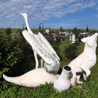 Парк бетонных скульптур в городе Свирске Иркутской области :: Галина Минчук