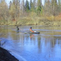 Рыбалка на таежной реке :: Нина северянка
