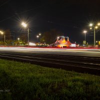 Вечерняя дорога в городе :: Александр Синдерёв