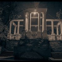 ночь, фонарь, колонны :: Ольга Косачова