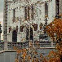 Осень у Храма Христа Спасителя. :: Татьяна Помогалова Осень у Храма Христа Спасителя. :: Татьяна Помогалова